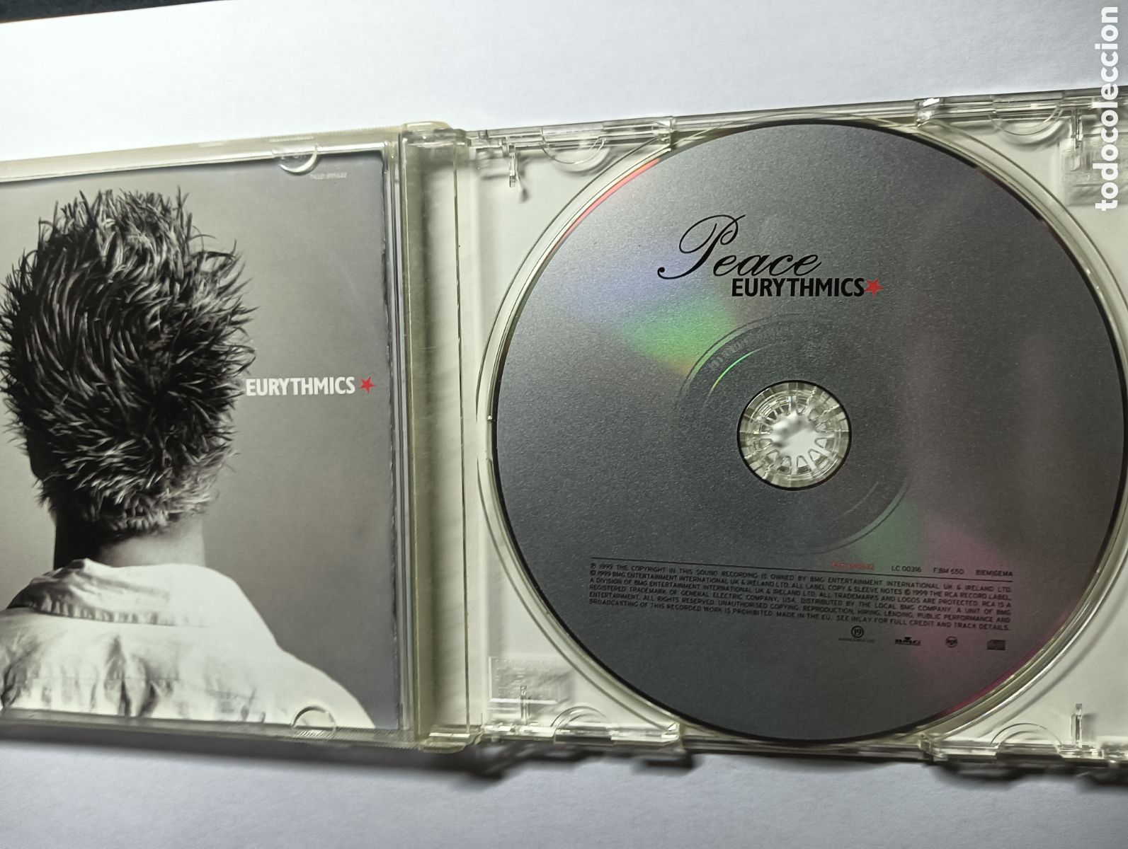 CDs de m&uacute;sica: Disco CD - Euryrthmics - Peace - RCA 1999 - Foto 2
