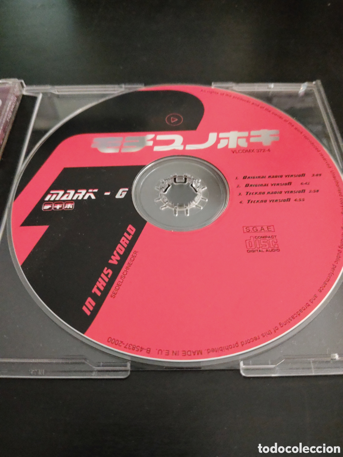 CDs de m&uacute;sica: Mark-G&nbsp;&ndash;&nbsp;In This World. Cd maxi single 2000 Espa&ntilde;a - Foto 2