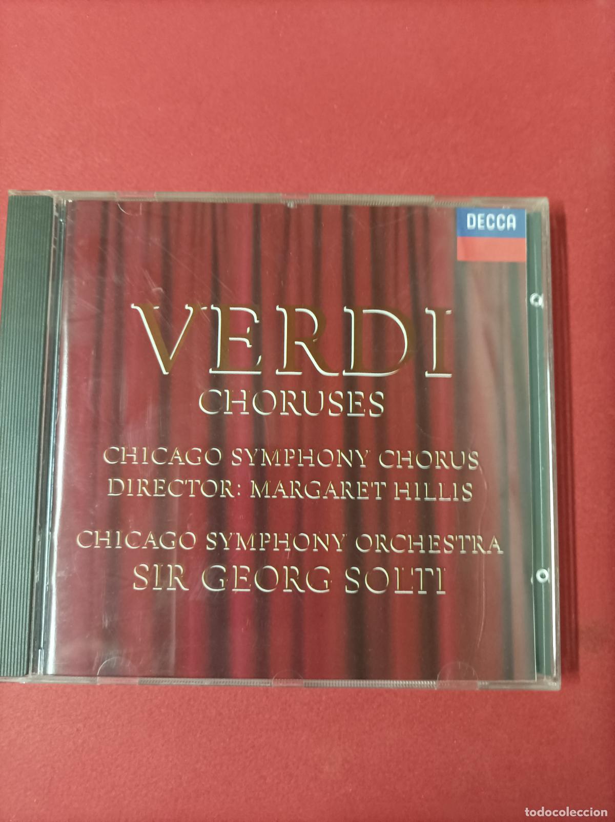 CDs de m&uacute;sica: COMPACT DISC VERDI CHORUSES CHICAGO SYMPHONY ORCHESTRA - Foto 1