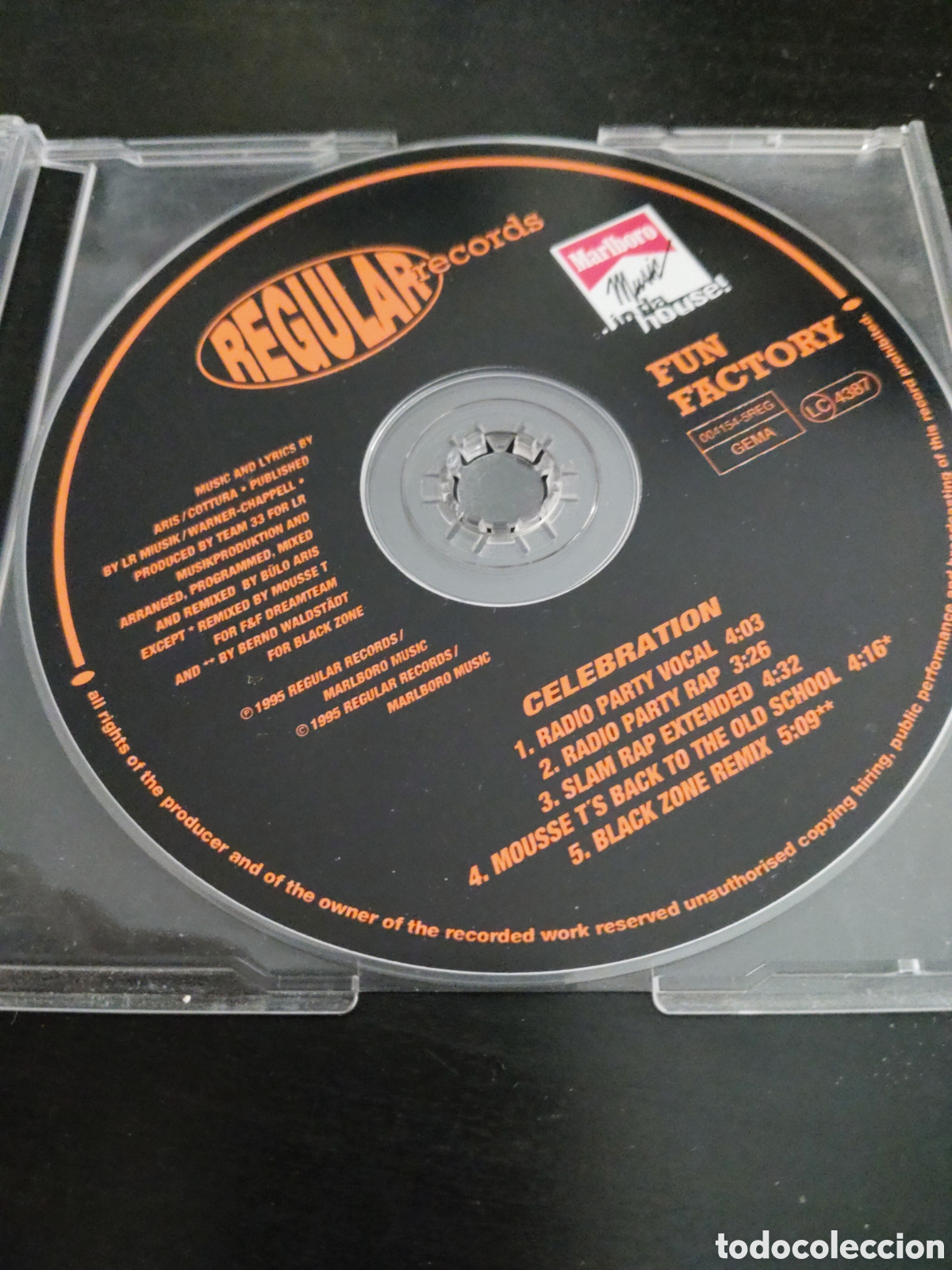 CDs de m&uacute;sica: Fun Factory&nbsp;&ndash;&nbsp;Celebration. Cd maxi single 1995 - Foto 2