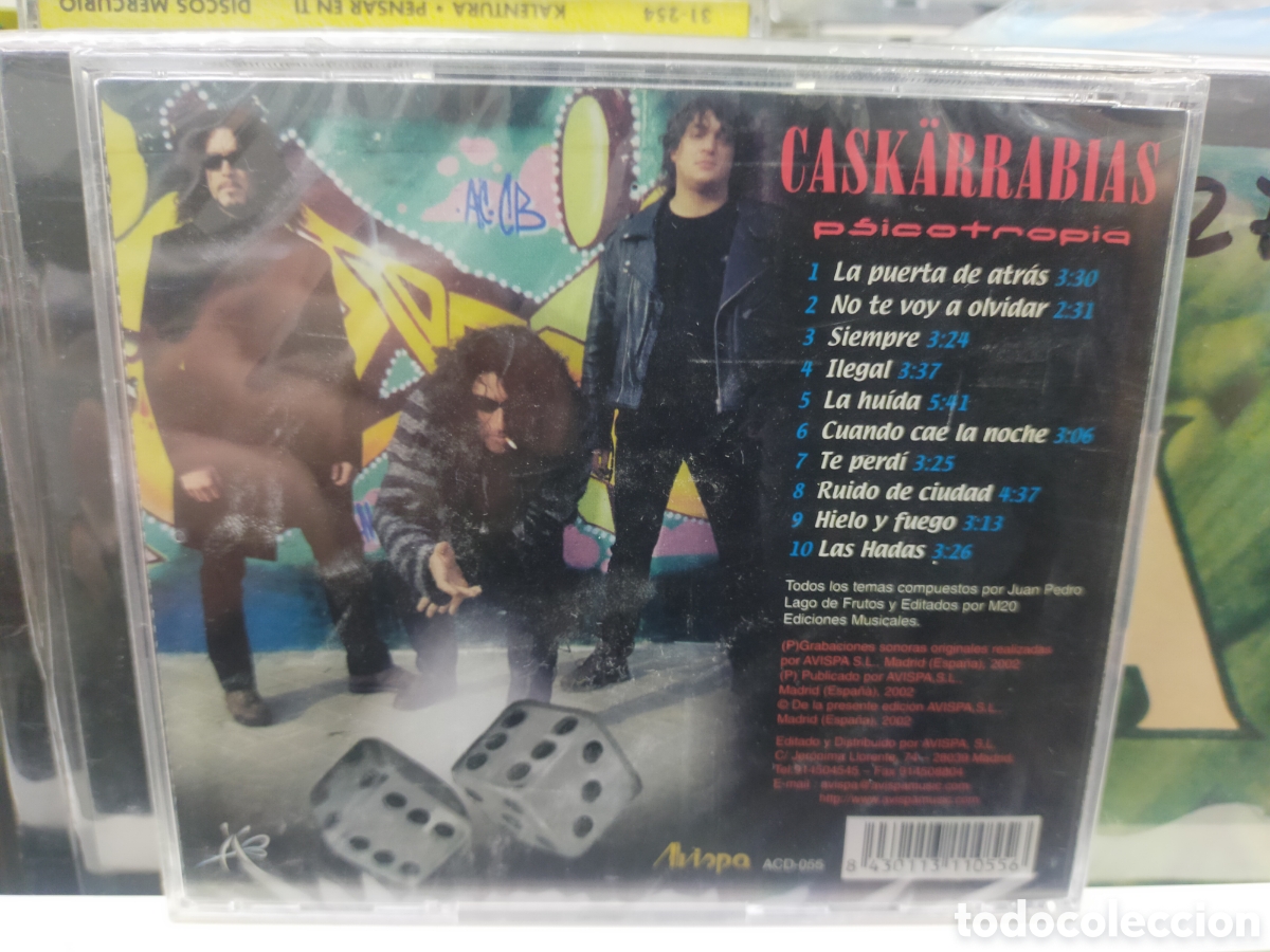 CDs de m&uacute;sica: Caskarrabias cd psicotropia 2002 precintado - Foto 2