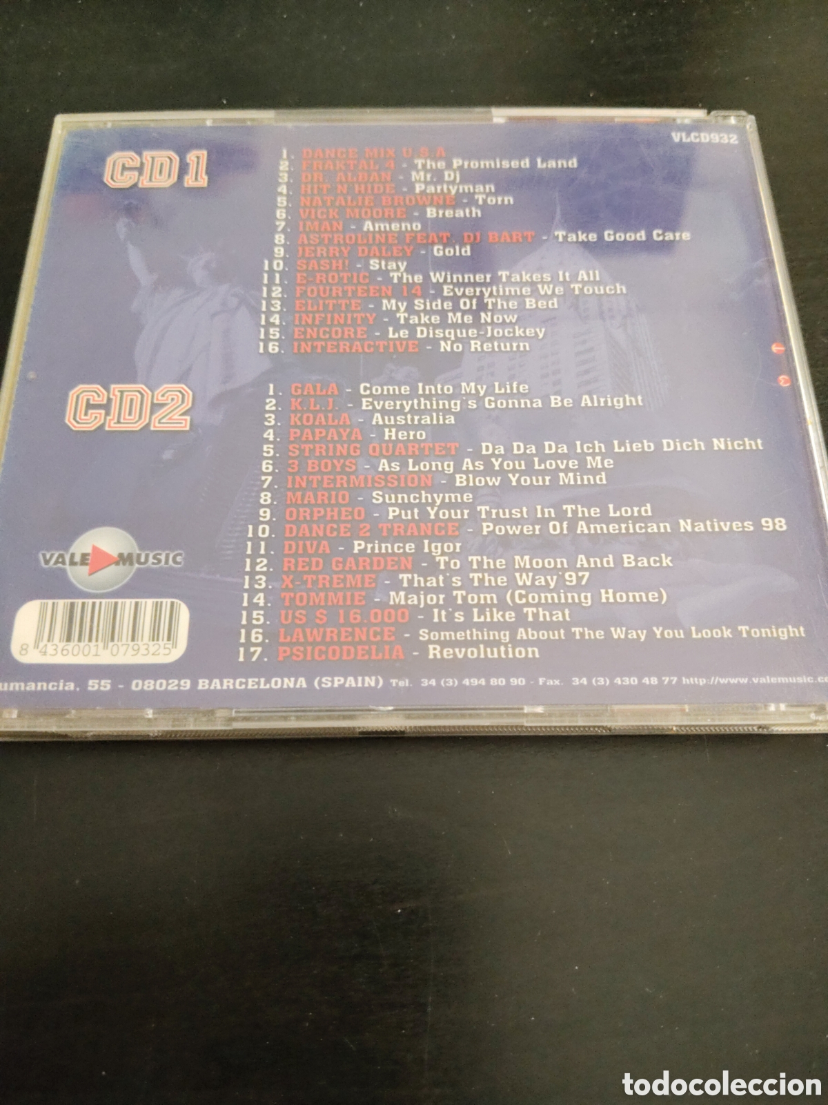 CDs de m&uacute;sica: Dance Mix U.S.A. 2xCD 1998 Espa&ntilde;a - Foto 5