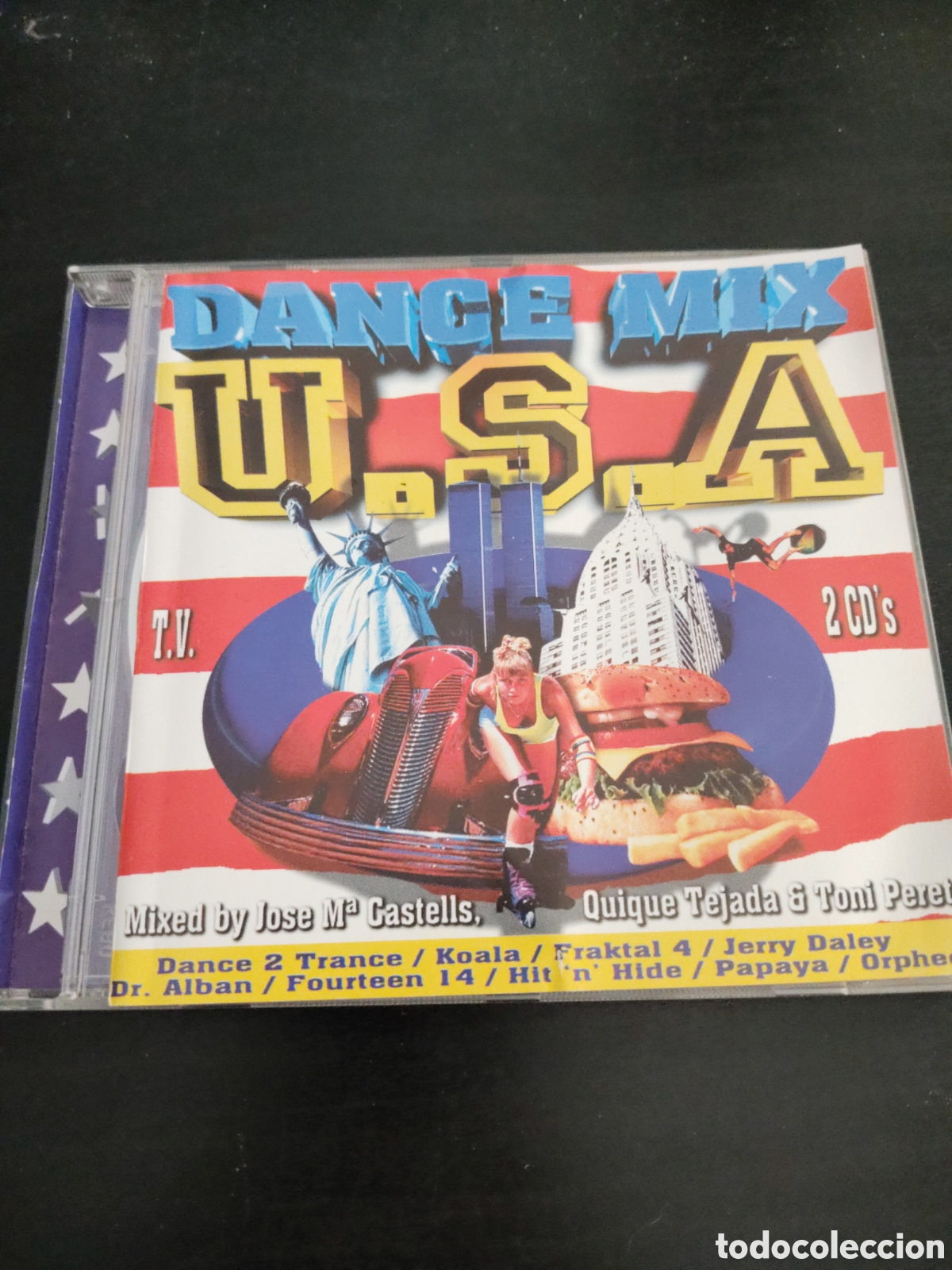 CDs de m&uacute;sica: Dance Mix U.S.A. 2xCD 1998 Espa&ntilde;a - Foto 1