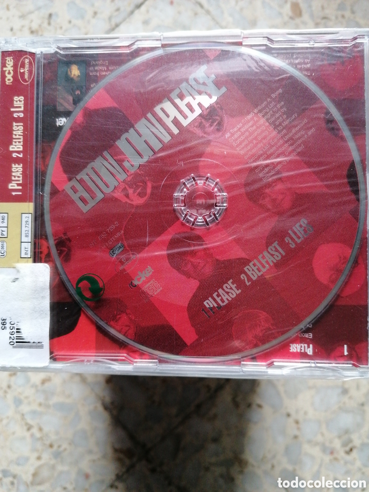 CDs de m&uacute;sica: CD SINGLE ELTON JOHN PLEASE NUEVO PRECINTADO 3 TEMAS - Foto 2