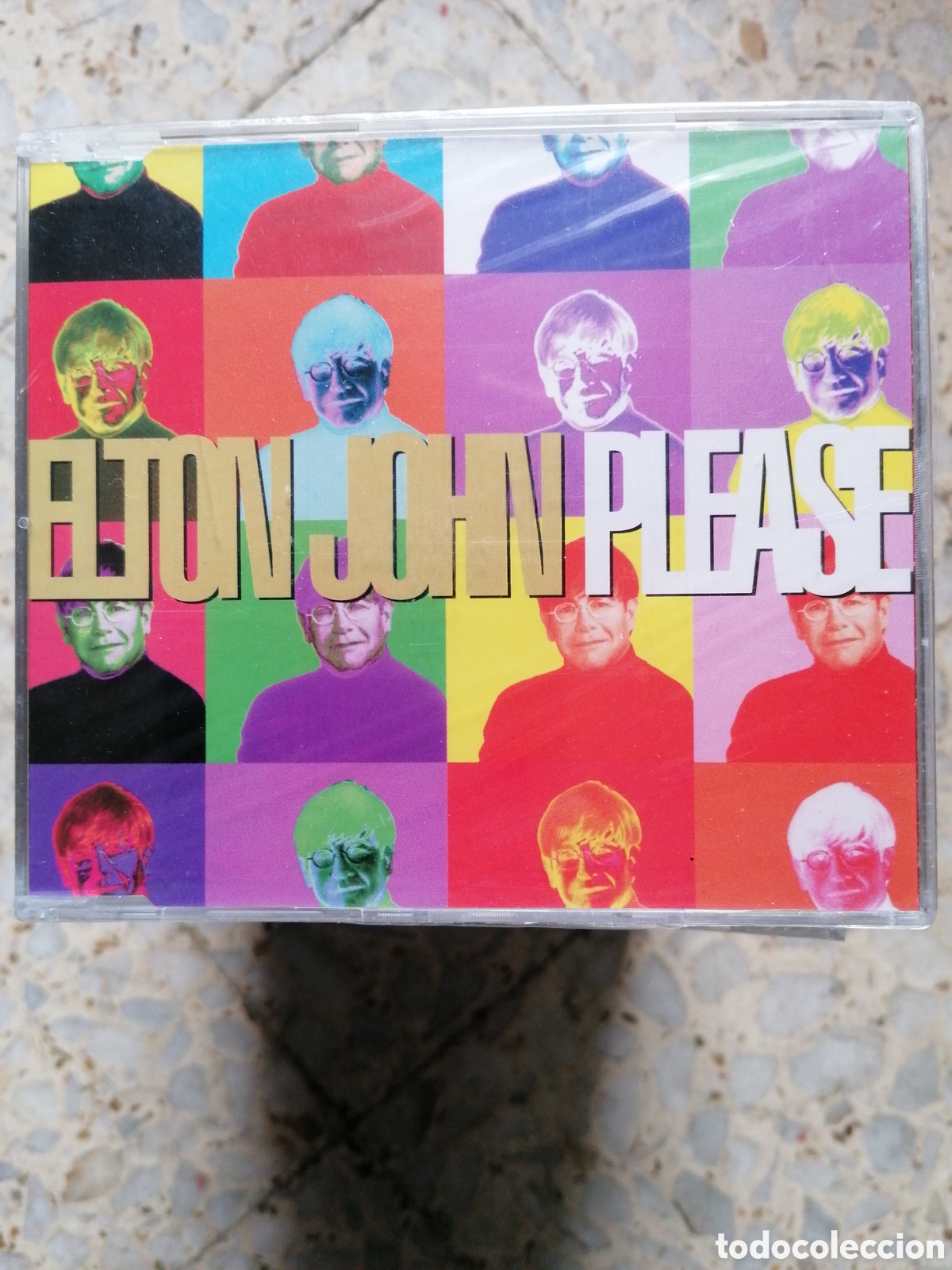 CDs de m&uacute;sica: CD SINGLE ELTON JOHN PLEASE NUEVO PRECINTADO 3 TEMAS - Foto 1