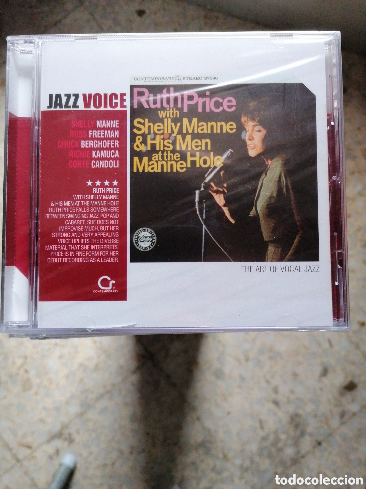 Musik-CDs: CD RUTH PRICE SHELLY MANNE HIS MEN AT THE MANNE HOLE JAZZ VOICE NUEVO PRECINTADO