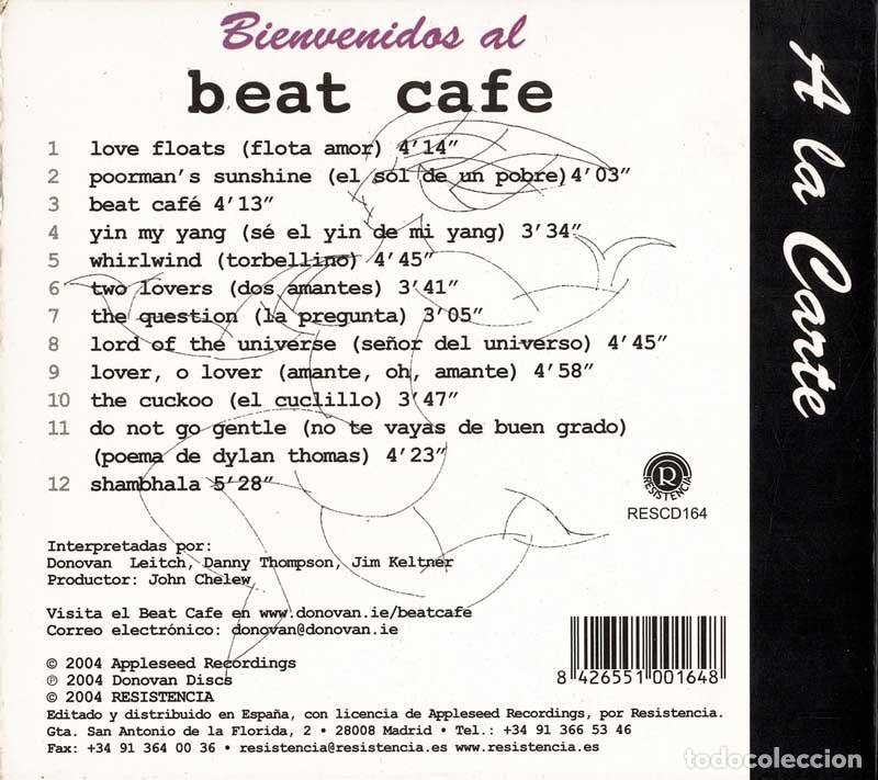 CDs de m&uacute;sica: Donovan - Beat Cafe. CD - Foto 2