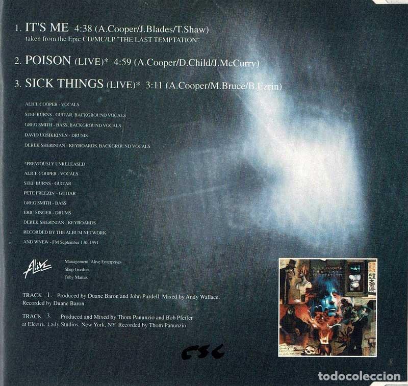 CDs de m&uacute;sica: Alice Cooper - Its Me. CD - Foto 2