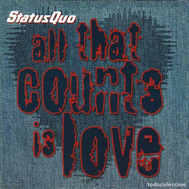 CDs de m&uacute;sica: Status Quo - All That Counts Is Love. CD Single - Foto 1