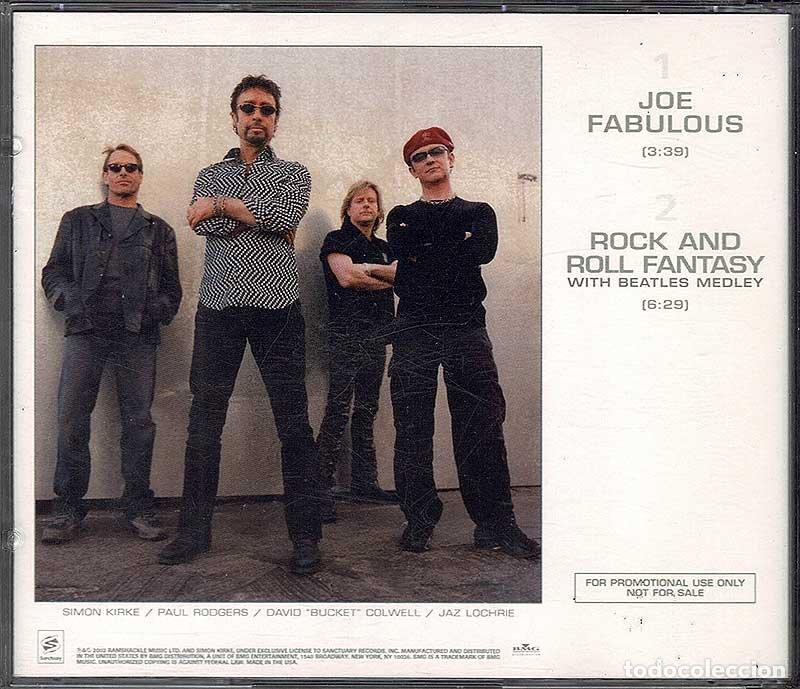 CDs de m&uacute;sica: Bad Company - Joe Fabulous. CD Single - Foto 2