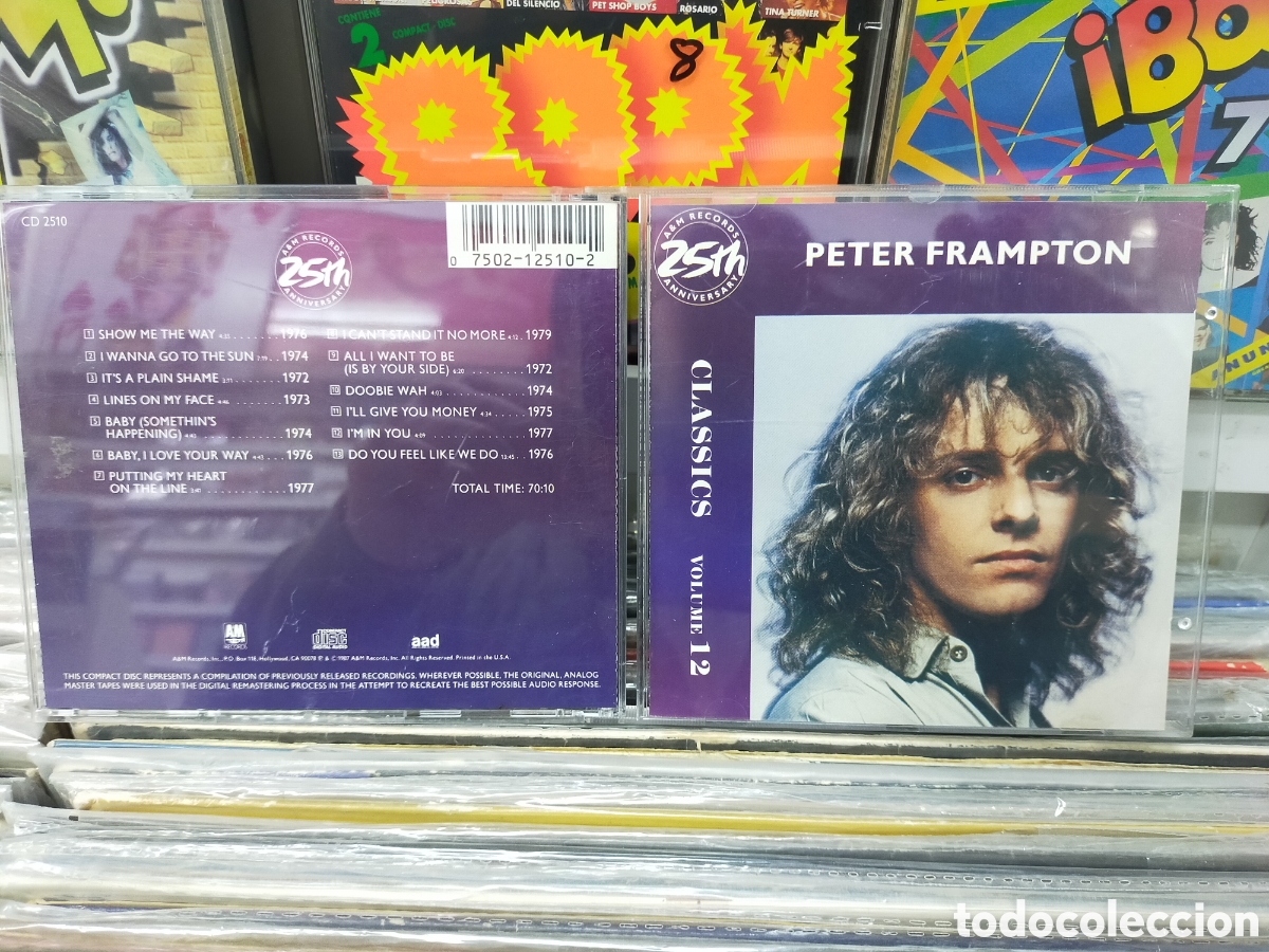 CDs de m&uacute;sica: Peter frampton cd cl&aacute;ssics vol.12 u.s.a. 1987 - Foto 1