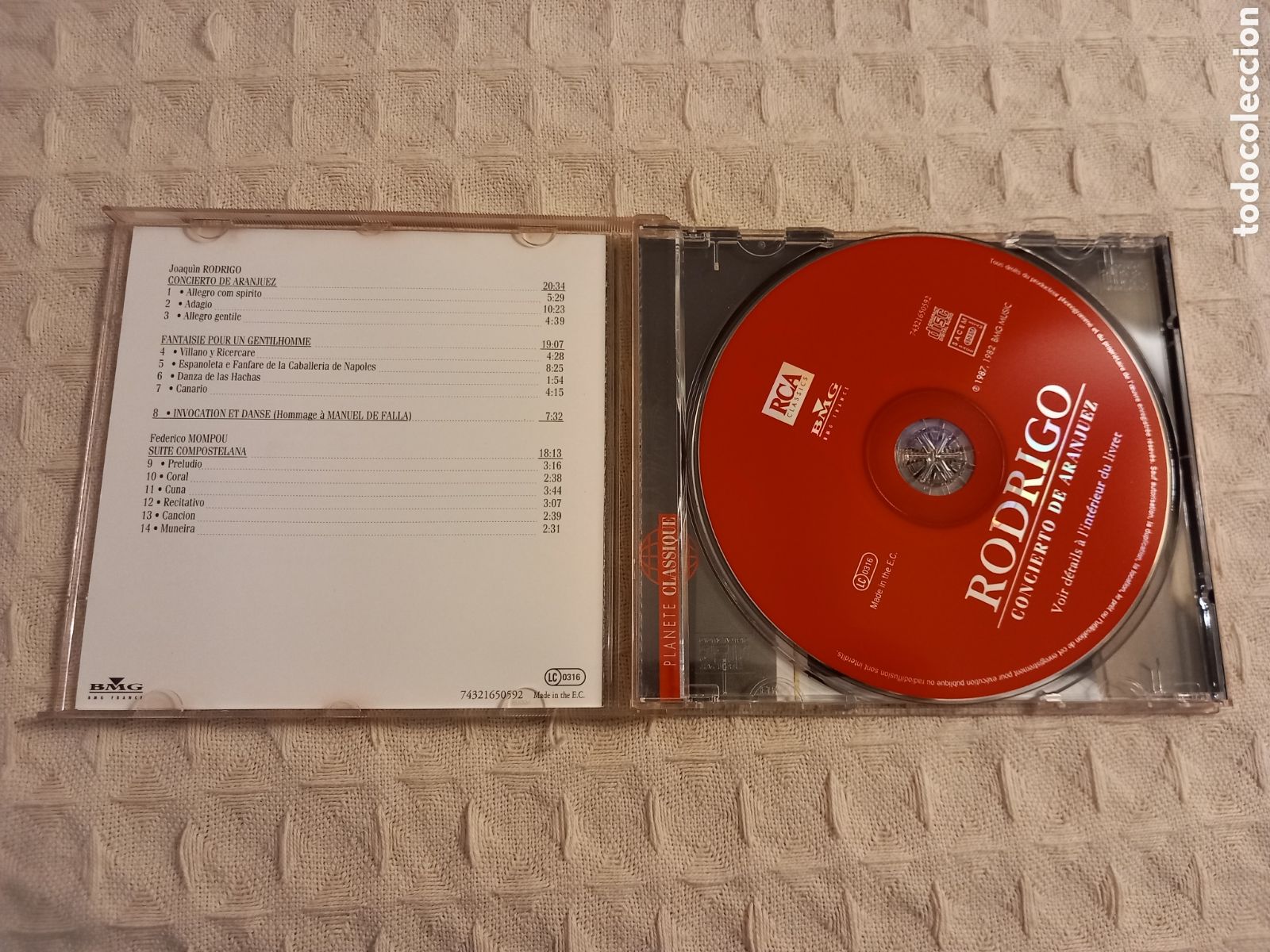 CDs de m&uacute;sica: Joaqu&iacute;n Rodrigo Concierto de Aranjuez. - Foto 2