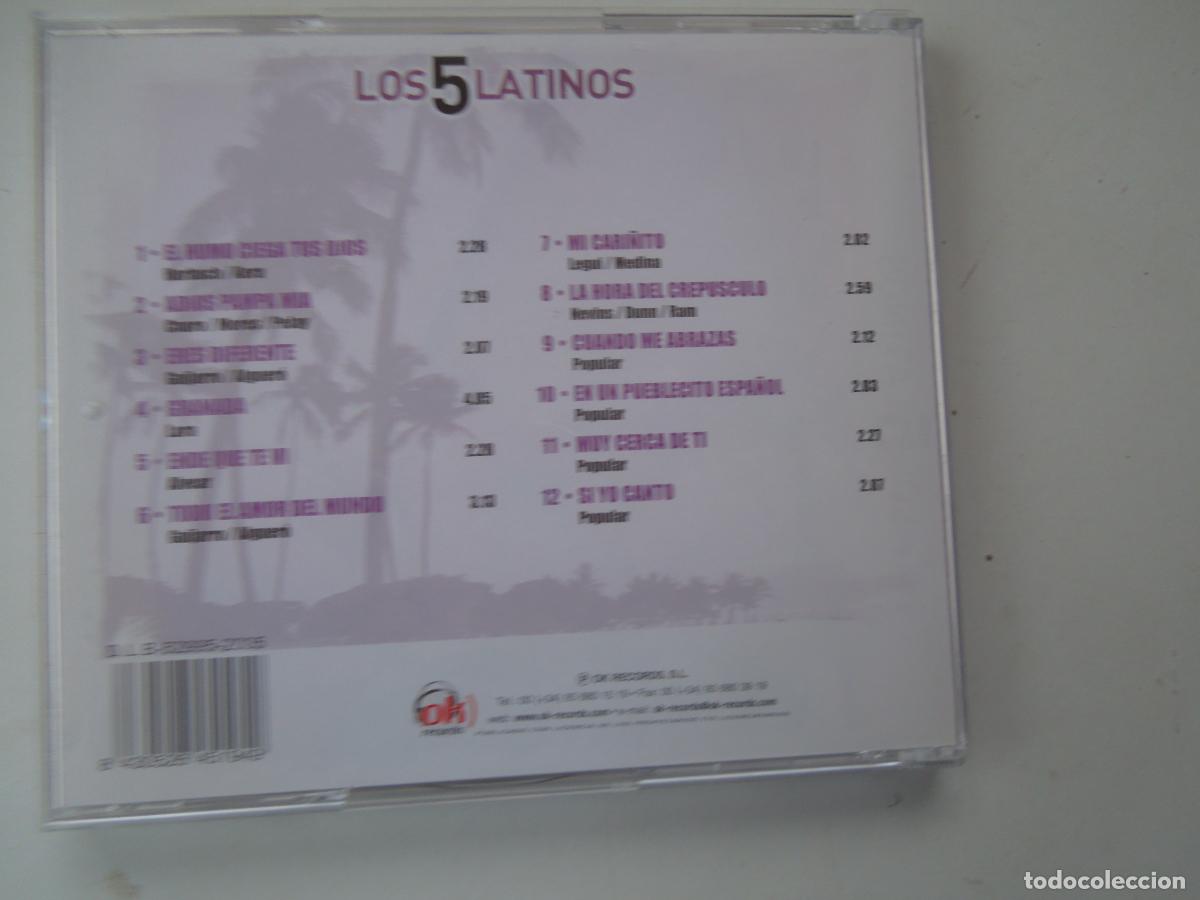 CDs de m&uacute;sica: LOS 5 LATINOS 2.CD,S - OK RECORDS - Foto 3