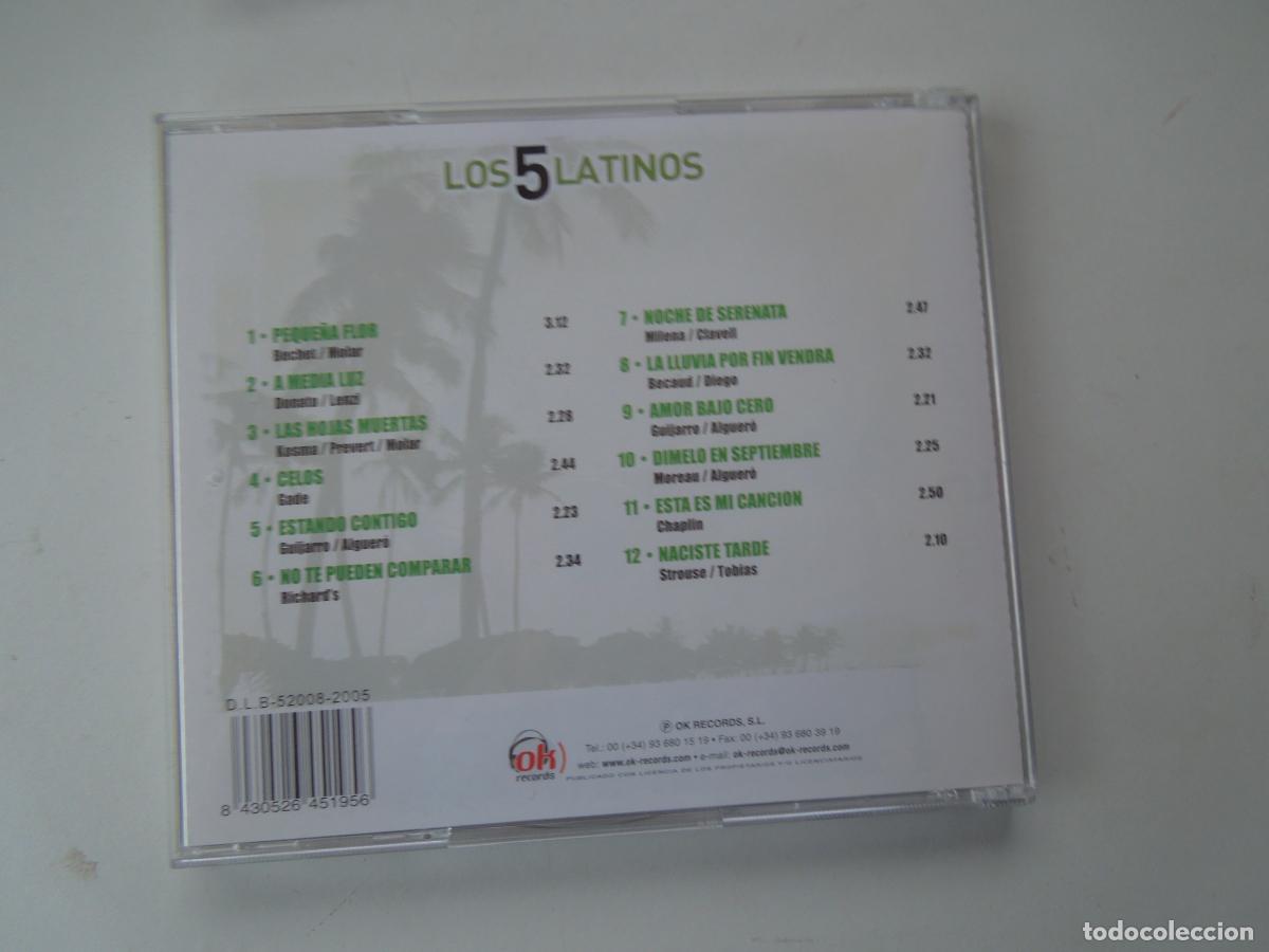 CDs de m&uacute;sica: LOS 5 LATINOS 2.CD,S - OK RECORDS - Foto 6