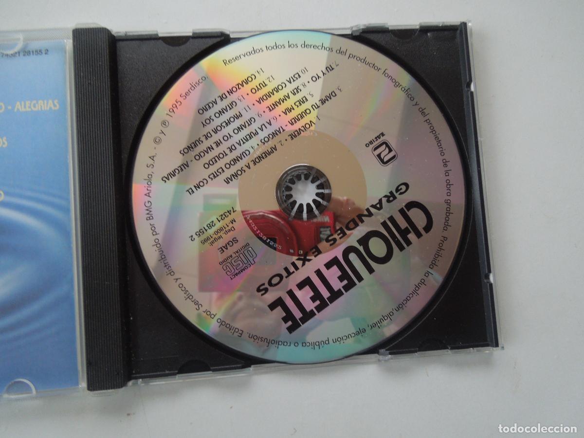 CDs de m&uacute;sica: CHIQUETETE - GRANDES EXITOS - CD 1995 SERDISCO - Foto 2