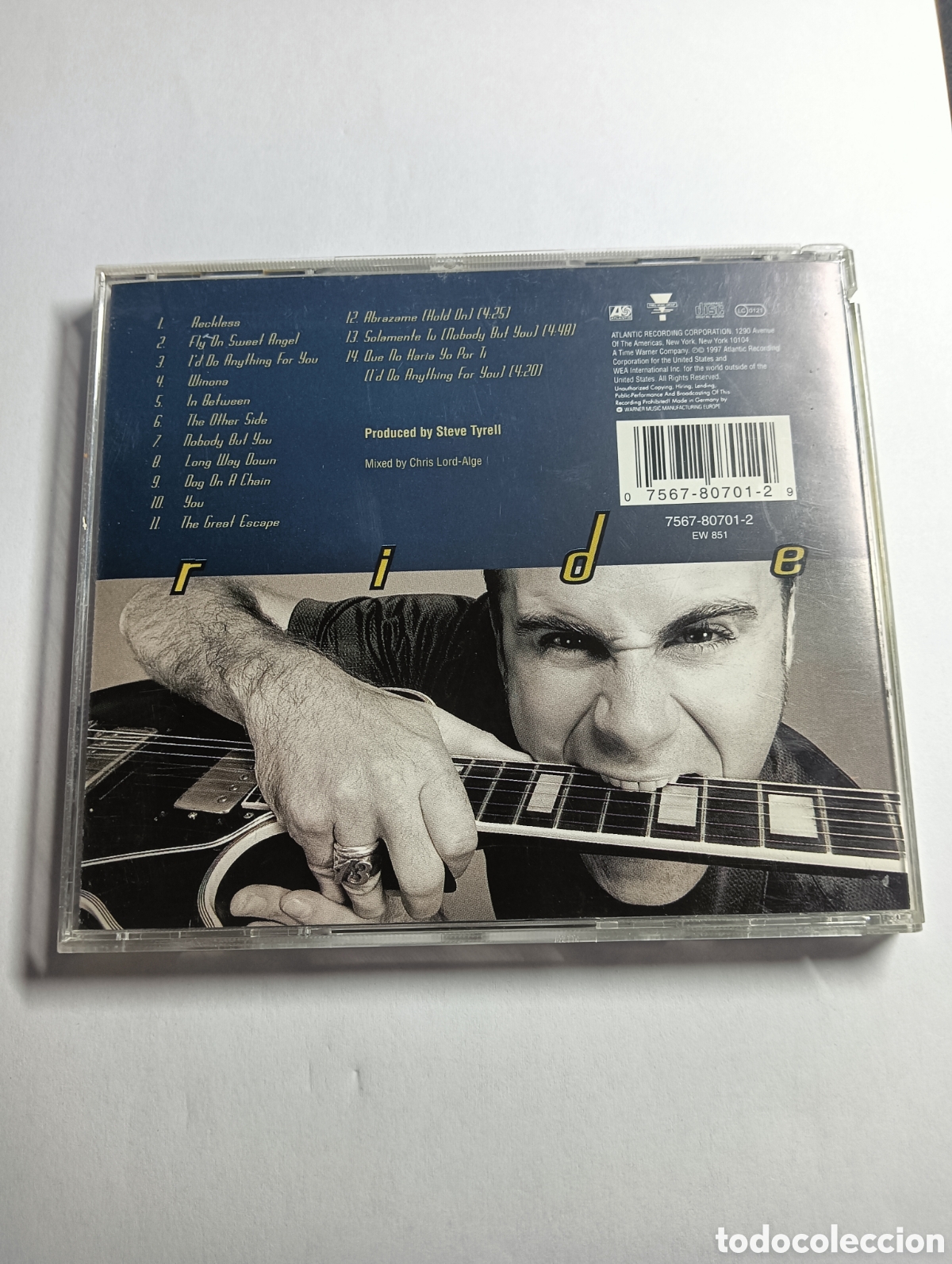 CDs de m&uacute;sica: Disco CD - Jamie Walters - Ride - Atlantic 1997 - Foto 3