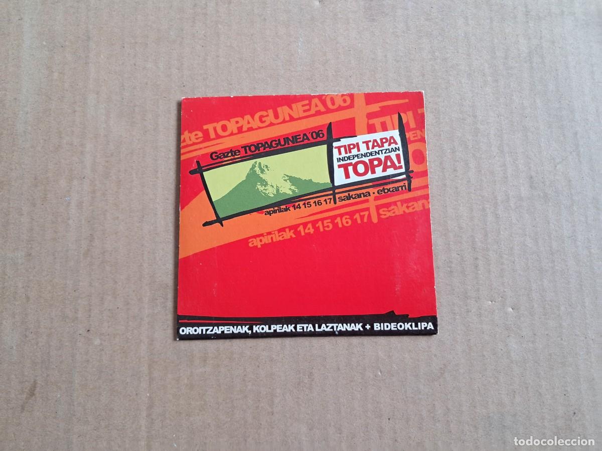 CDs de M&uacute;sica: KURAIA - OROITZAPENAK KOLPEAK ETA LAZTANAK CD 2006 SINGLE PROMOCIONAL