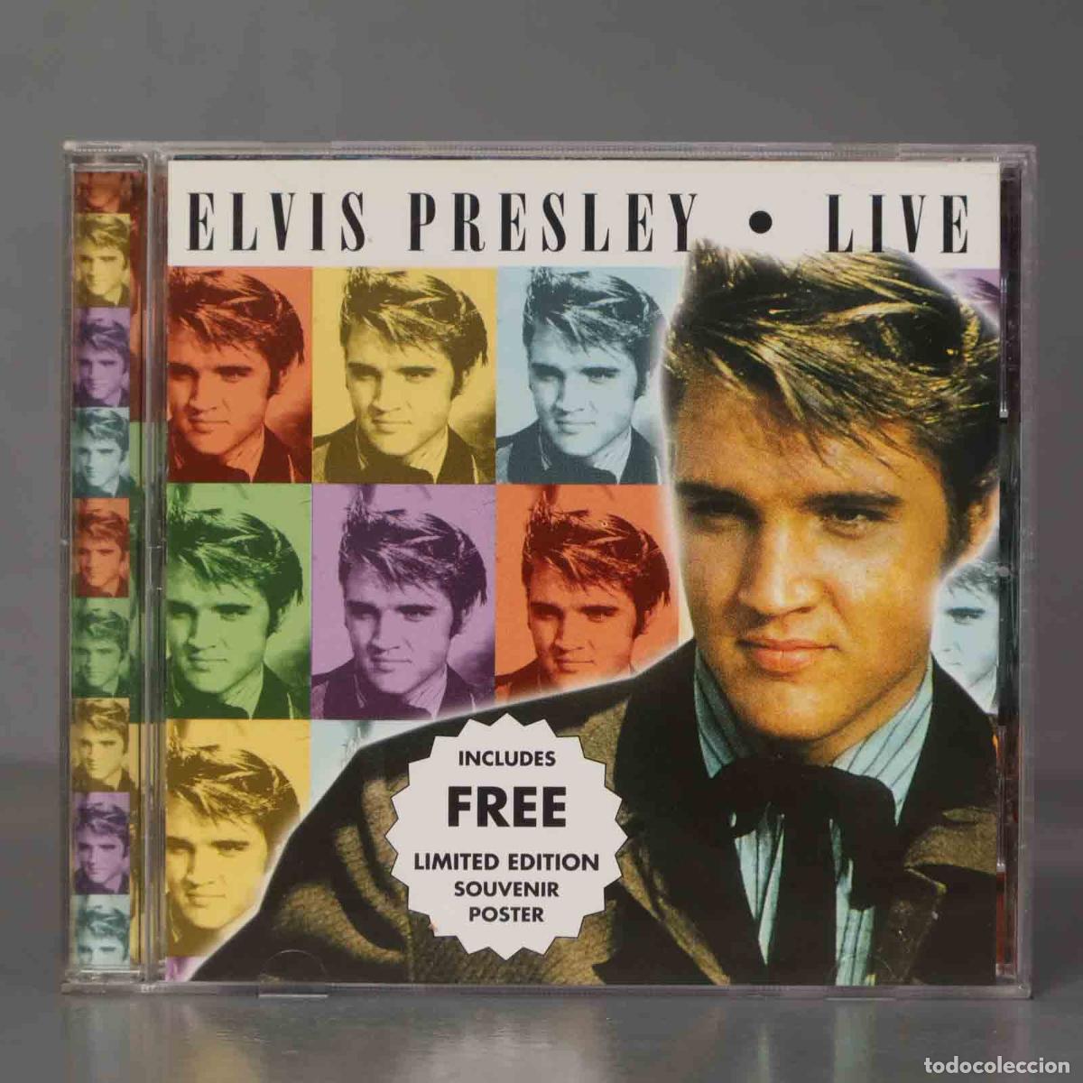 CDs de m&uacute;sica: CD. Elvis Presley &ndash; Elvis Presley Live - Foto 1