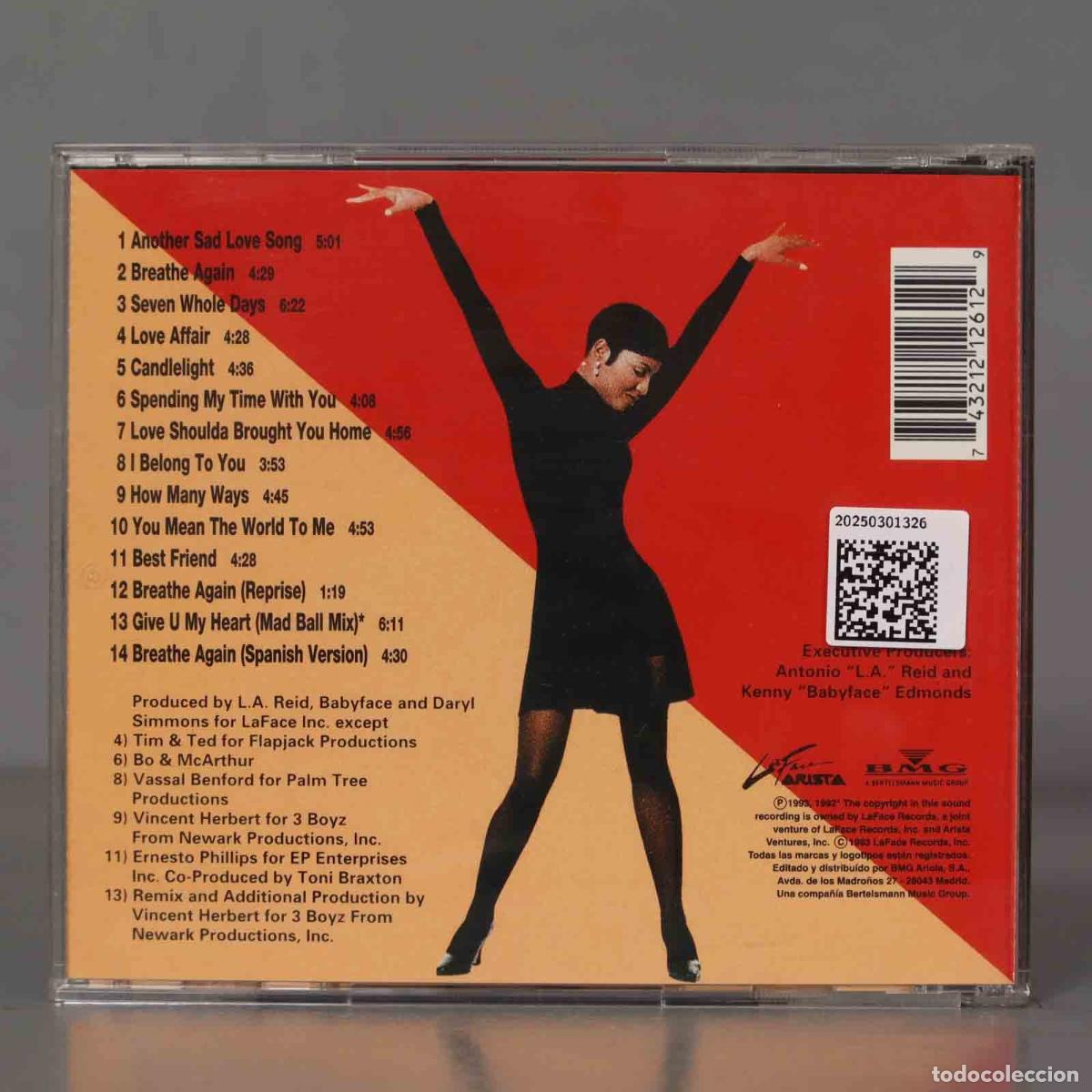 CDs de m&uacute;sica: CD. Toni Braxton &ndash; Toni Braxton - Foto 2