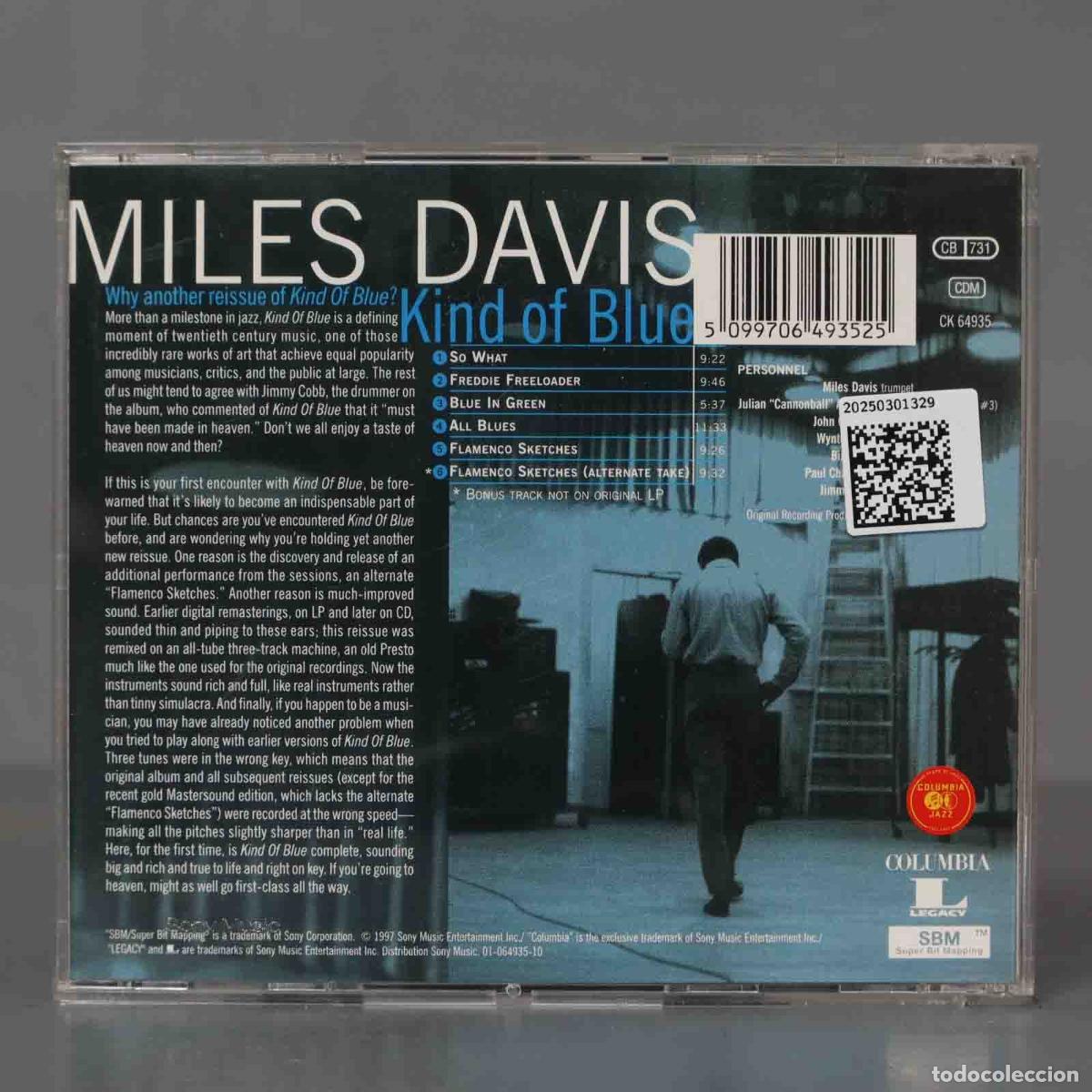 CDs de m&uacute;sica: CD. Miles Davis &ndash; Kind Of Blue - Foto 2
