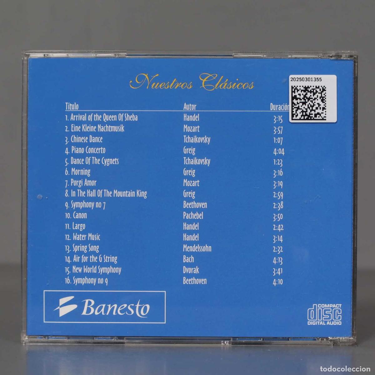 CDs de m&uacute;sica: CD. NUESTROS CLASICOS BANESTO - Foto 2