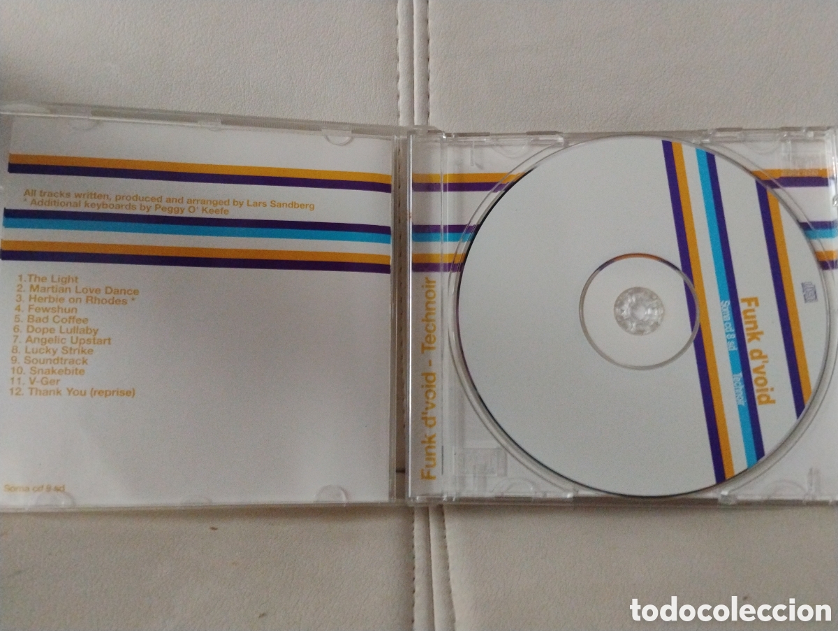 CDs de m&uacute;sica: FUNK DAVOID- TECHNOIR- CD(ALBUM)- SOMA QUALITY RECORDINGS/SPAIN- CC - Foto 2