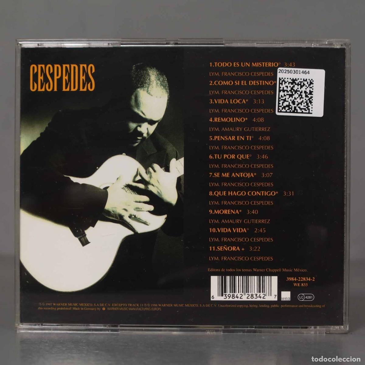CDs de m&uacute;sica: CD. Francisco C&eacute;spedes &ndash; Vida Loca - Foto 2