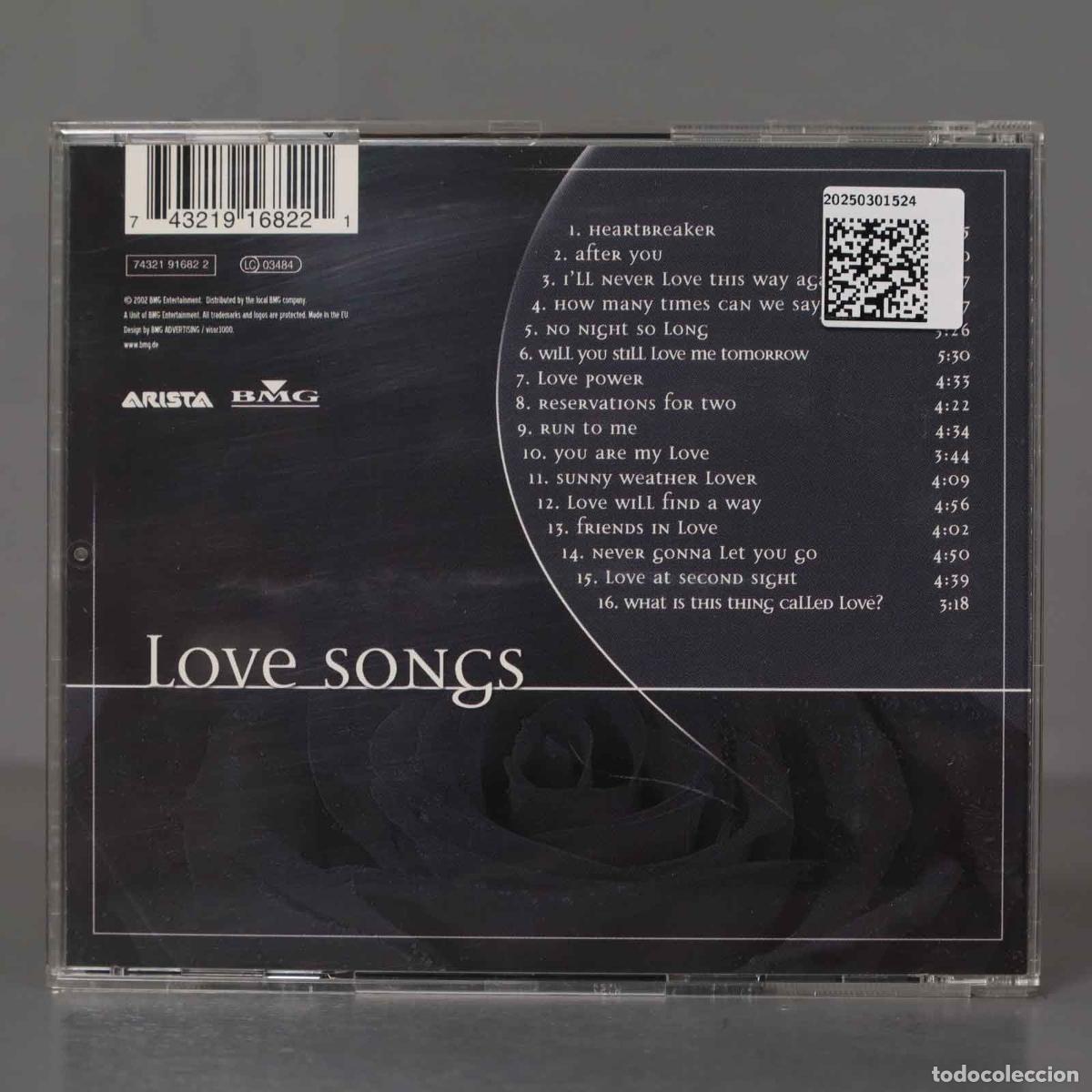 CDs de m&uacute;sica: CD. Dionne Warwick &ndash; Love Songs - Foto 2