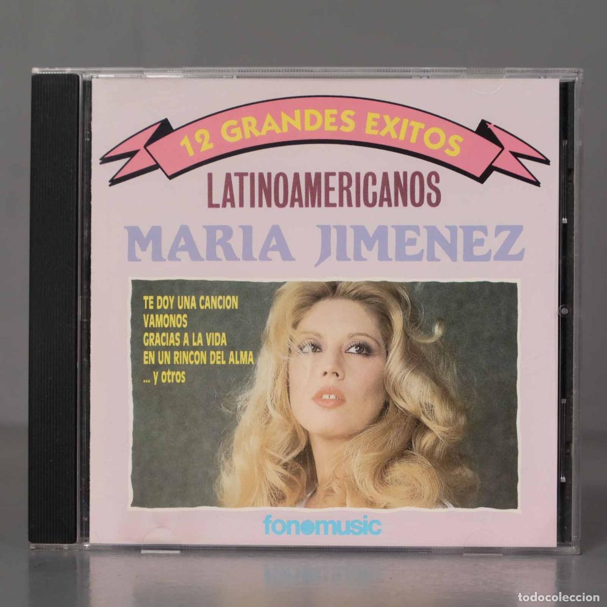 CDs de m&uacute;sica: CD. Mar&iacute;a Jim&eacute;nez &ndash; 12 Grandes &Eacute;xitos De Mar&iacute;a Jim&eacute;nez - Foto 1