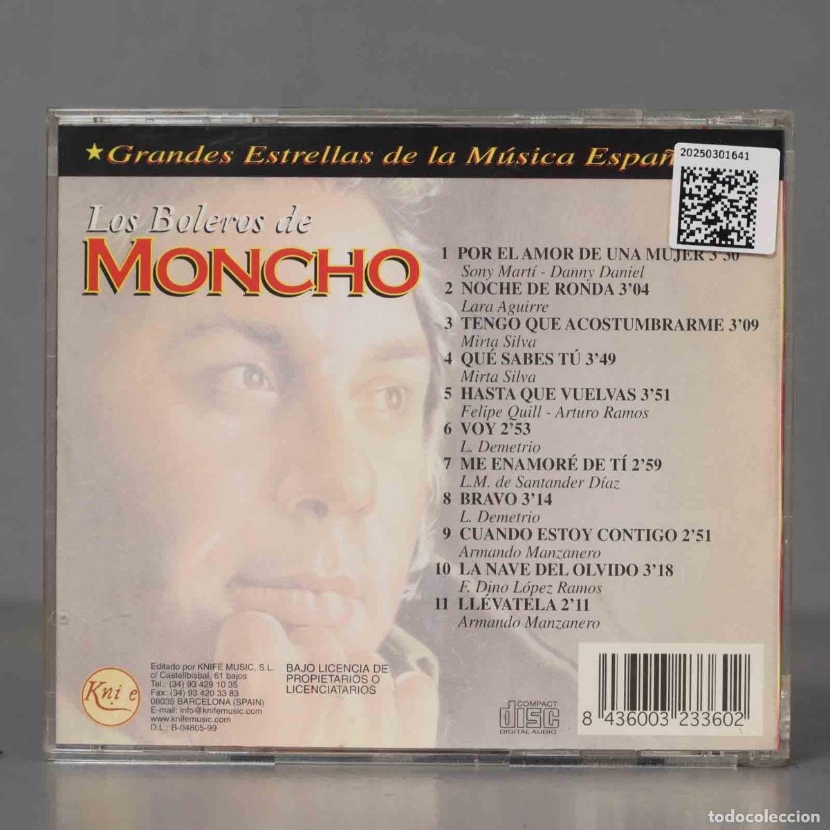 CDs de m&uacute;sica: CD. Moncho &ndash; Los Boleros de Moncho - Foto 2