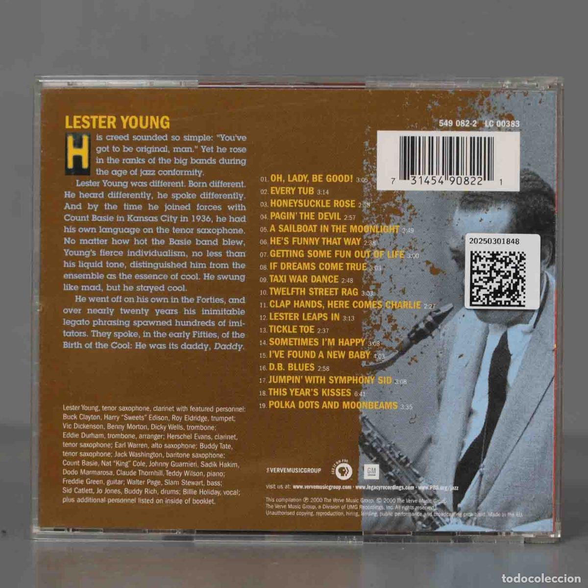 CDs de m&uacute;sica: CD. Lester Young &ndash; Ken Burns Jazz - Foto 2