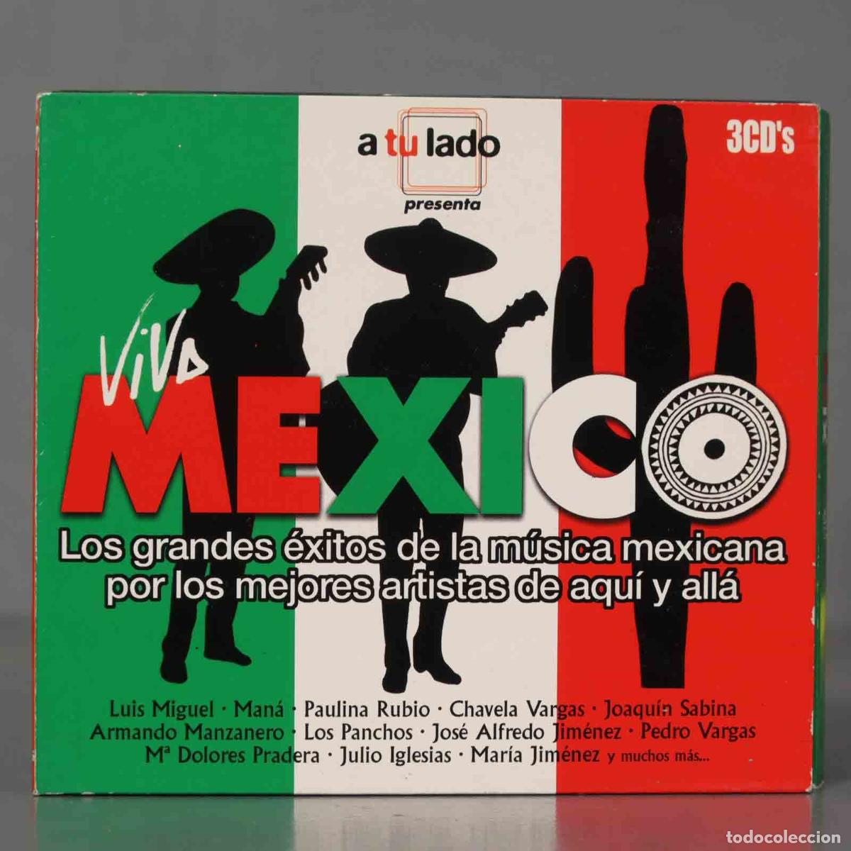 CDs de m&uacute;sica: CD. Various &ndash; A Tu Lado Presenta Viva Mexico - Foto 1
