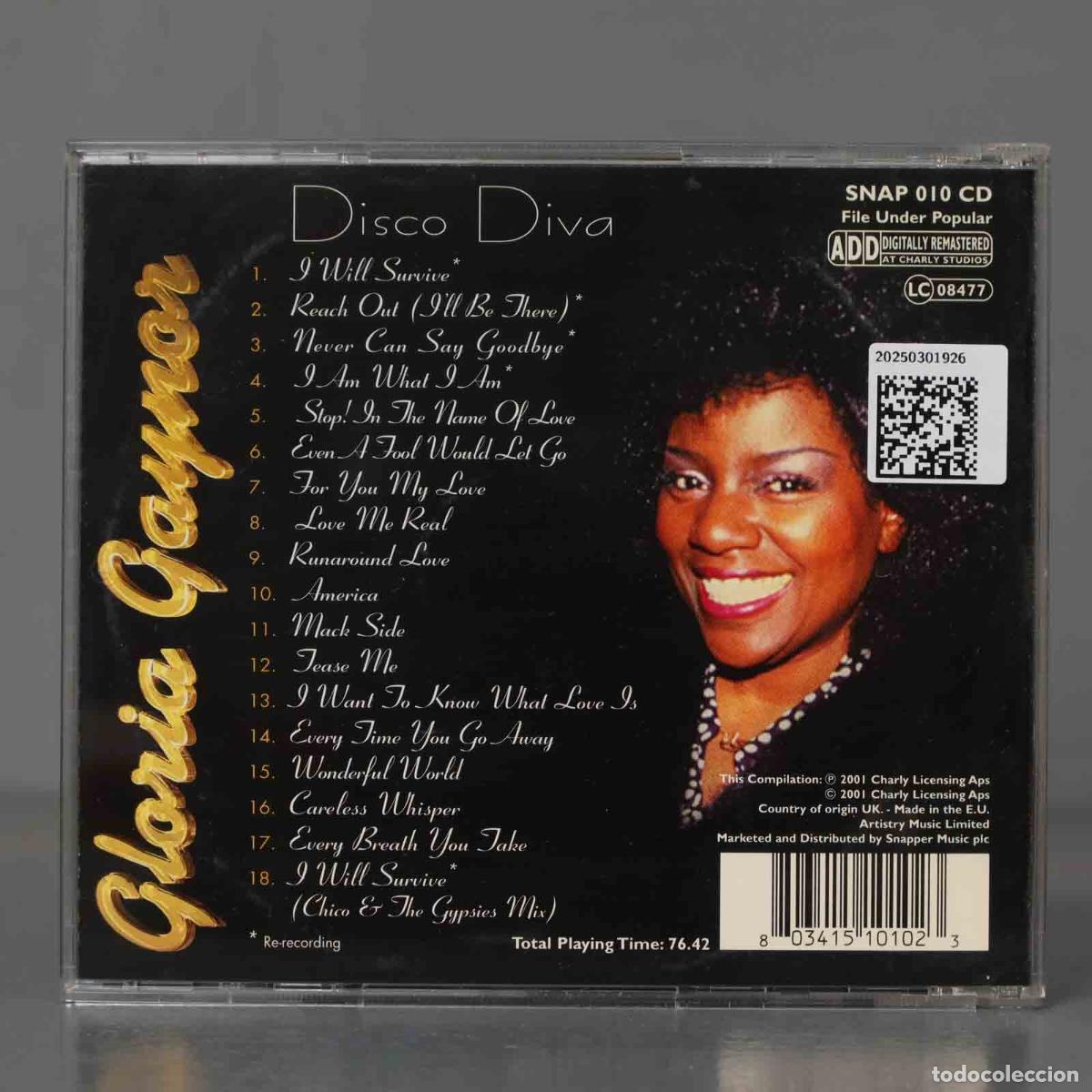CDs de m&uacute;sica: CD. Gloria Gaynor &ndash; Disco Diva - Foto 2