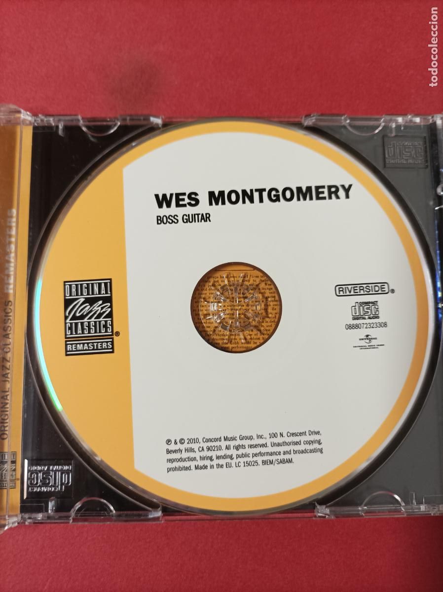 CDs de m&uacute;sica: COMPACT DISC BOSS GUITAR WES MONTGOMERY - Foto 2