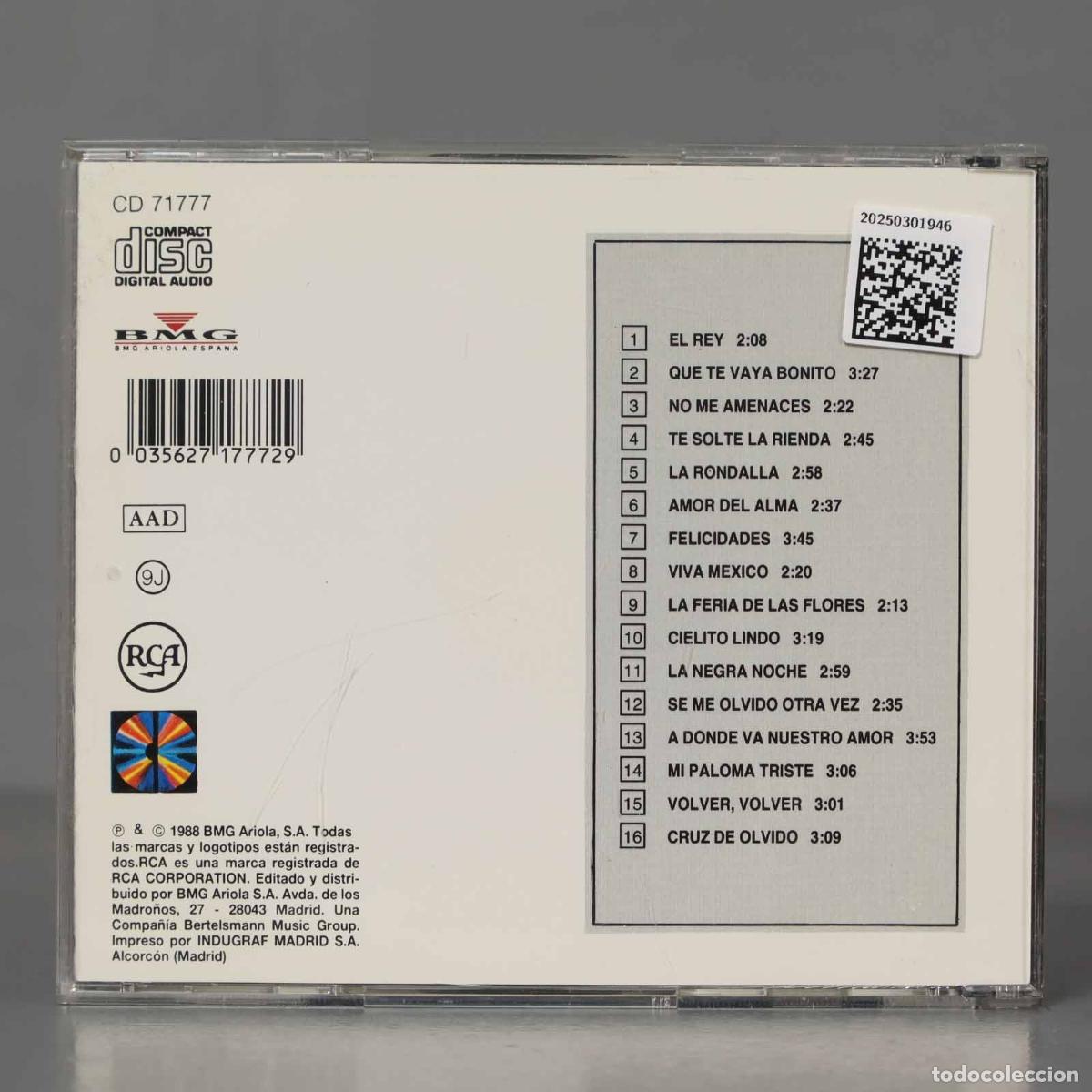 CDs de m&uacute;sica: CD. Pedro Vargas &ndash; Lo Mejor De - Foto 2
