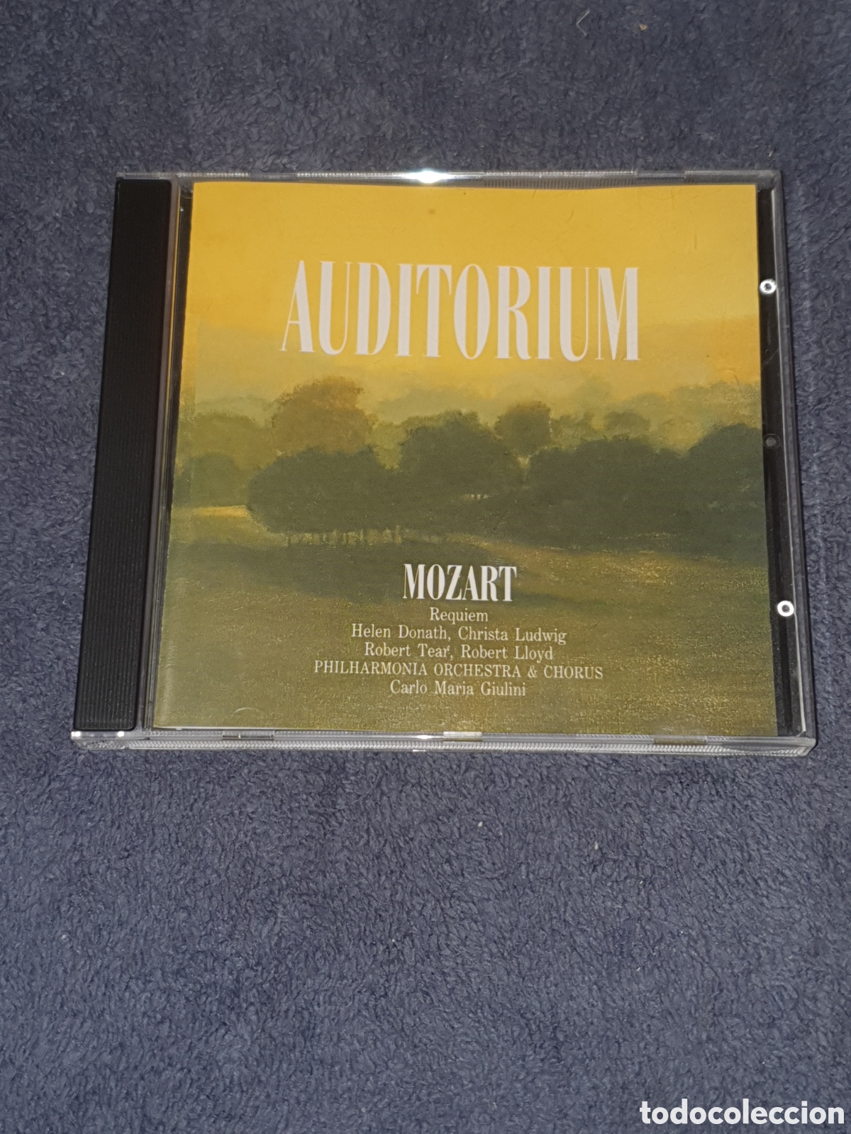 CDs de M&uacute;sica: 12,CD. Auditorium 16, Mozart, Requiem, Giulini.
