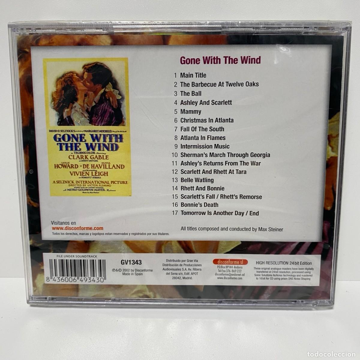 CDs de m&uacute;sica: Gone With The Wind (CD) - Foto 2