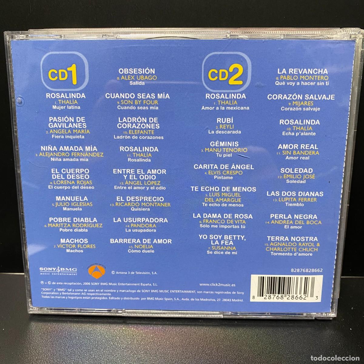 CDs de m&uacute;sica: Varios - Los M&aacute;s De La Telenovela (2xCD) - Foto 2
