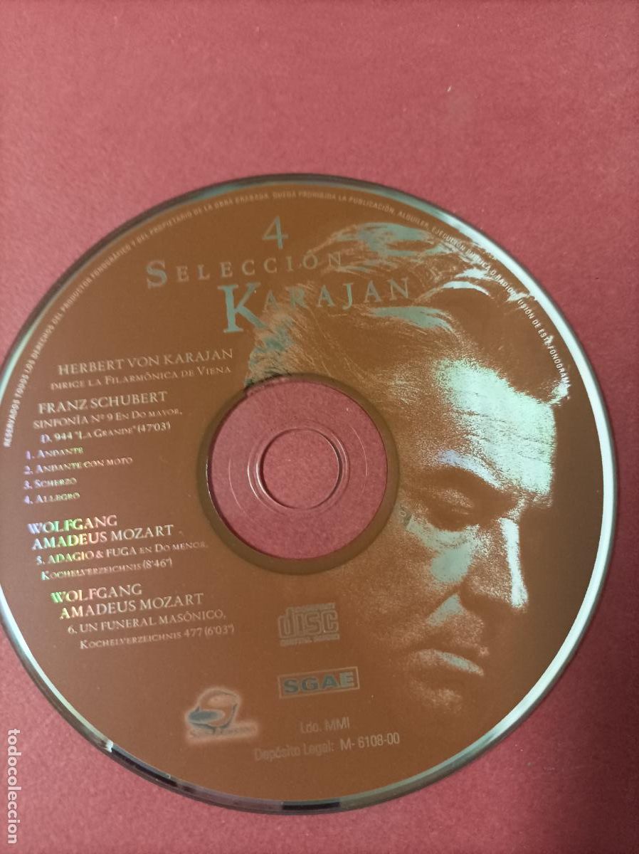 CDs de m&uacute;sica: COMPACT DISC FILARMONICA DE VIENA KARAJAN 4 - Foto 2