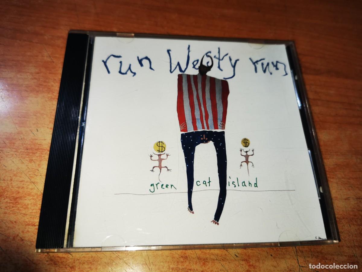 Music CDs: RUN WESTY RUN Green cat island CD ALBUM DEL A&Ntilde;O 1990 ROCK ALTERNATIVO CONTIENE 12 TEMAS