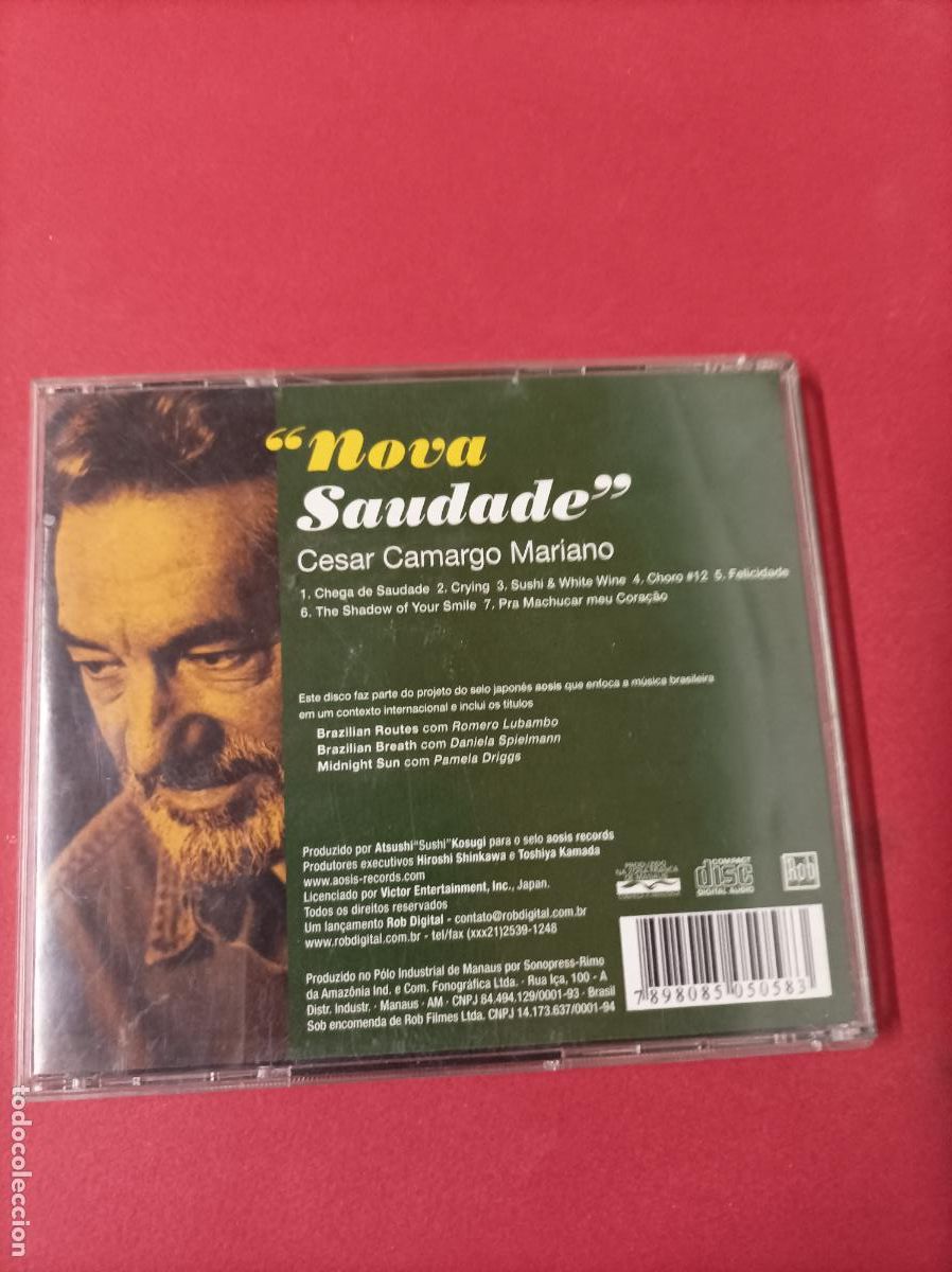 CDs de m&uacute;sica: COMPACT DISC CD CESAR CAMANGO MARIANO NOVA SAUDADE - Foto 4