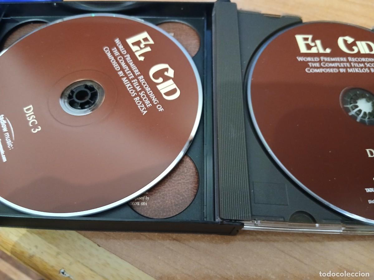 CDs de m&uacute;sica: CD SOUNDTRACK: EL CID - BOX - 3 CD - Foto 3