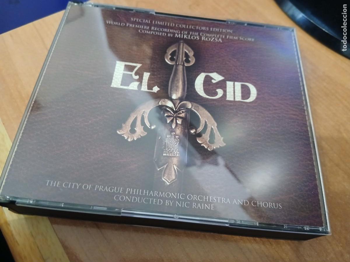 CDs de m&uacute;sica: CD SOUNDTRACK: EL CID - BOX - 3 CD - Foto 1