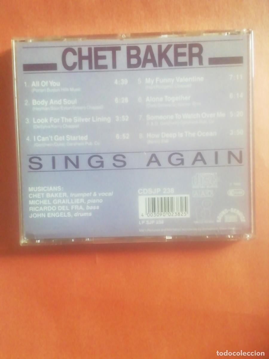 CDs de m&uacute;sica: CHET BAKER. SINGS AGAIN. CD - Foto 2