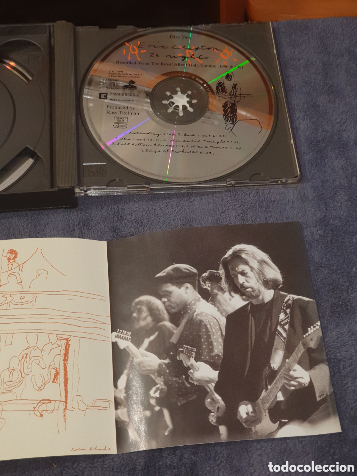 CDs de m&uacute;sica: 32,CD. Dos Cds - Eric Clapton - 24 Nights. - Foto 3