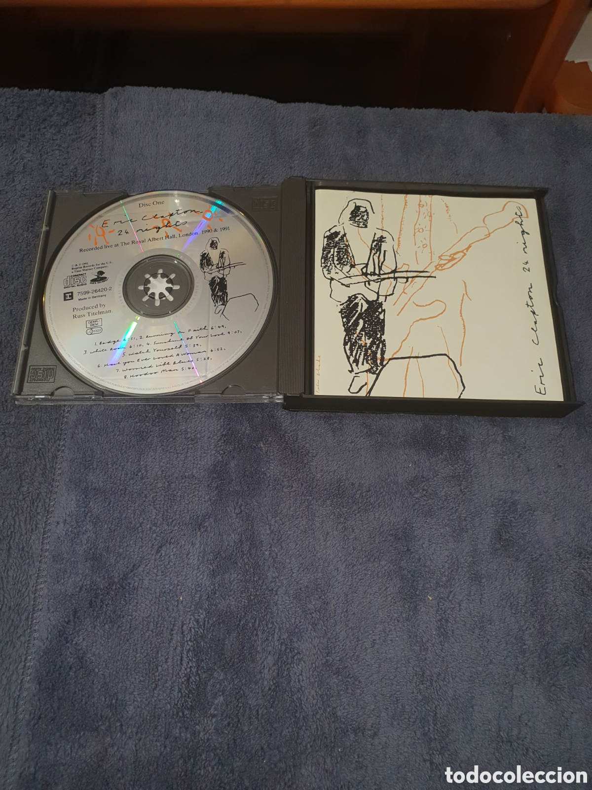CDs de m&uacute;sica: 32,CD. Dos Cds - Eric Clapton - 24 Nights. - Foto 4