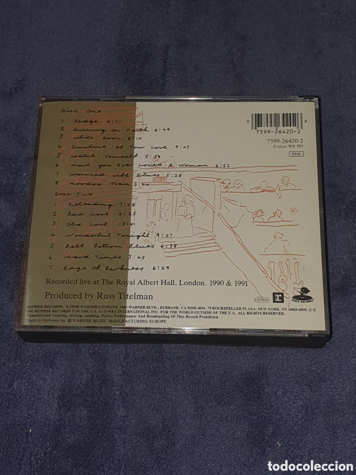 CDs de m&uacute;sica: 32,CD. Dos Cds - Eric Clapton - 24 Nights. - Foto 5