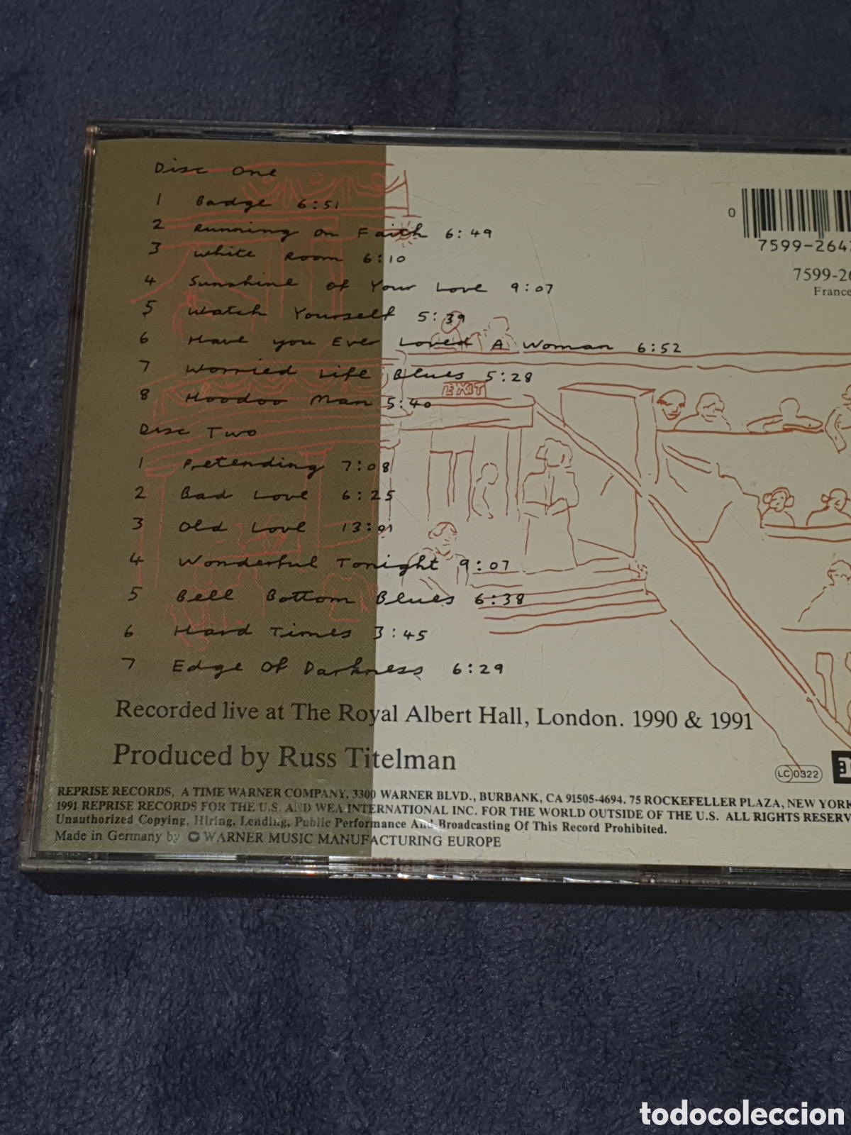 CDs de m&uacute;sica: 32,CD. Dos Cds - Eric Clapton - 24 Nights. - Foto 6