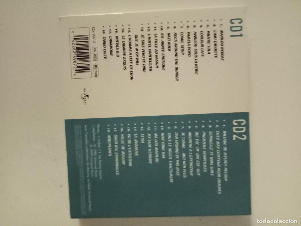 CDs de m&uacute;sica: Serge Gainsbourg doble CD - Foto 2