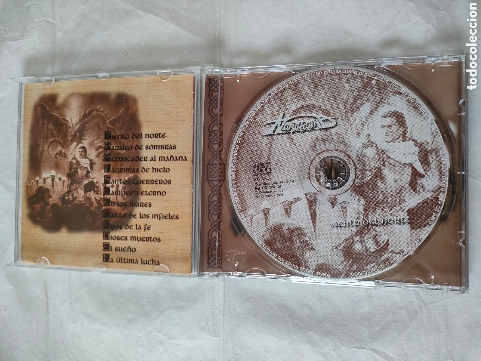CDs de m&uacute;sica: Northwind. Cd Viento del norte 2001 - Foto 5